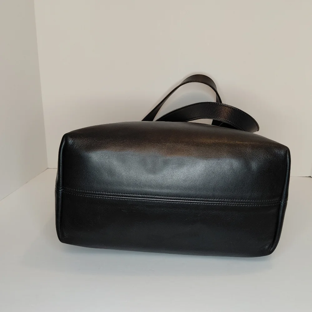 Coach Soho Lafayette Black Leather Tote Bag Vintage - Picture 7 of 16